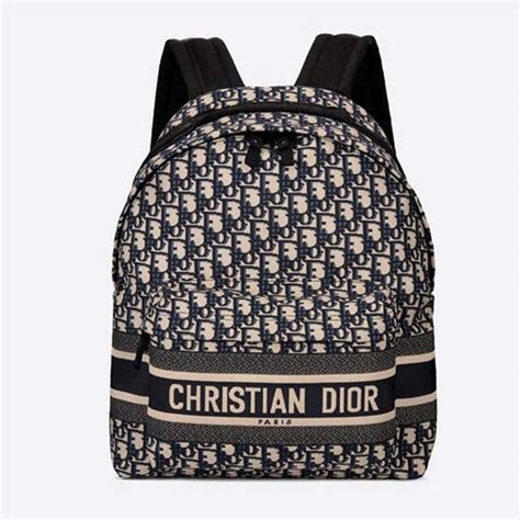 dior backpack blue|christian Dior backpack women.